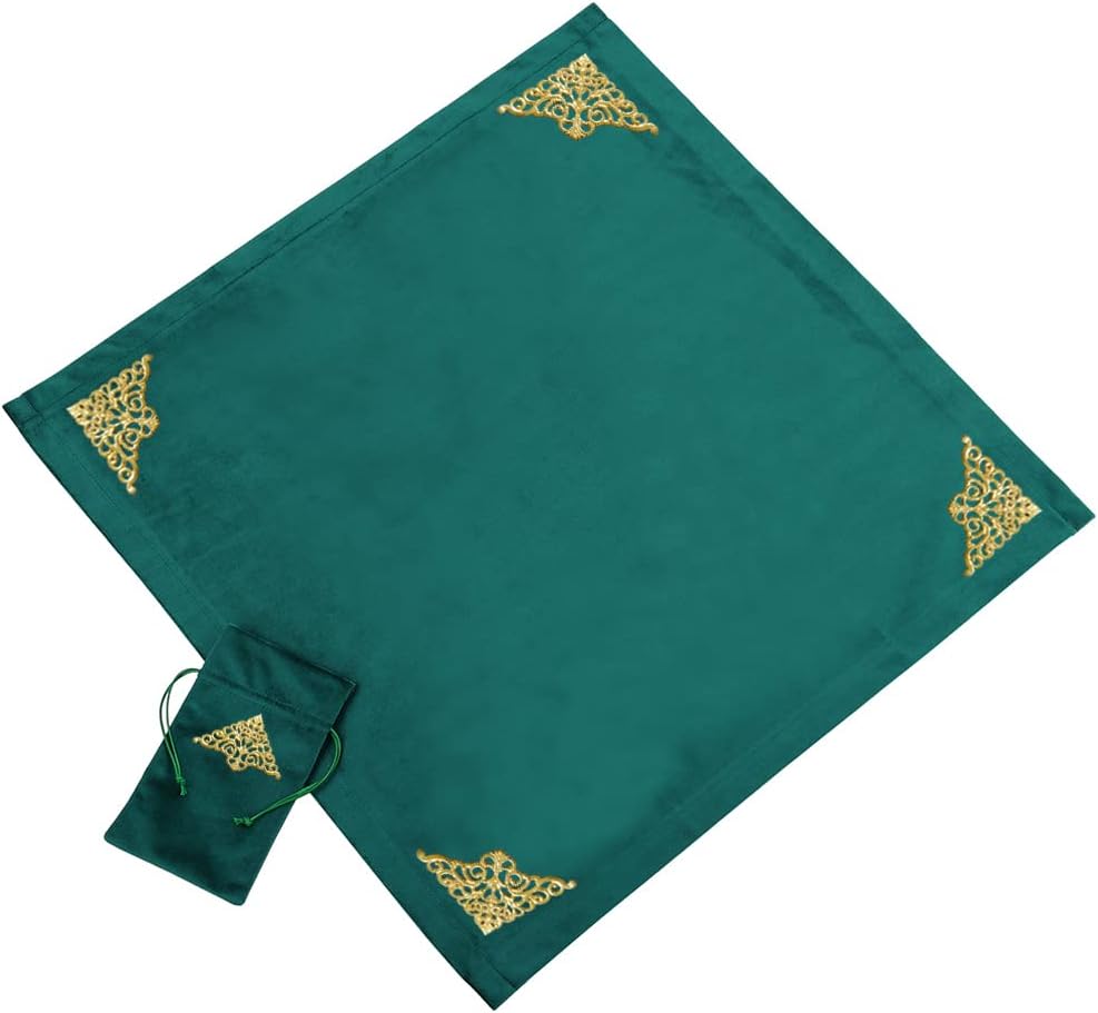 BLESSUME Tarot Tischdecke mit Tarot Tasche