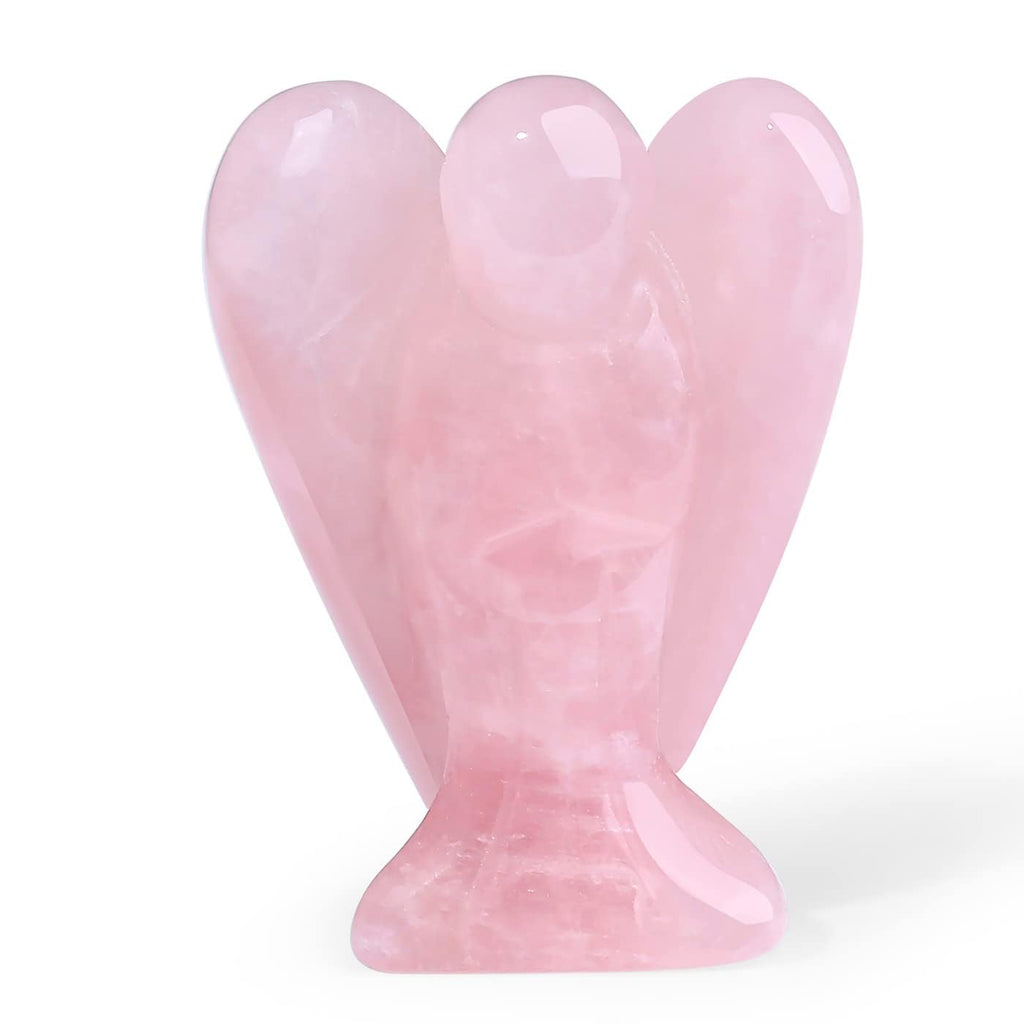 XIANNVXI Green Aventurine Guardian Angel Crystals Angel Figure Healing Crystal Gemstones Polished Stones Statue Reiki Angel Figure Guardian Angel Gift