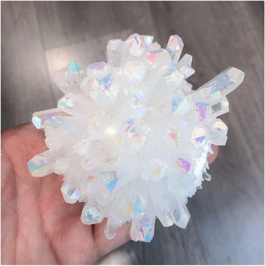 Aura Natural Crystals Group Quartz Freeform Energy Reiki Stones Room Office Home Aquarium Decoration Accessories Gemstone Collection at Home (Size : 300-350g)