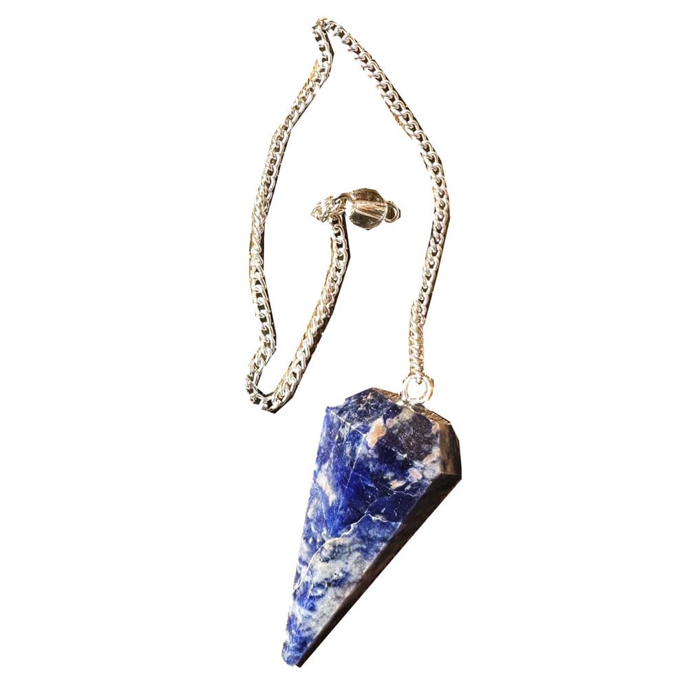 Natural Stone Jasper Kambaba Crystal Pendulum Hexagonal Vintage for Radiesthesia Chakra Pendulum Reiki Fortune Telling (Jasper Kambaba)