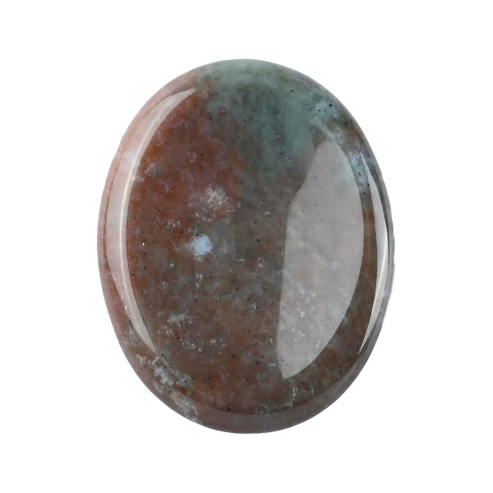 Dalmatian Jasper Worry Thumb Stone Crystal Thumb Stone Thumb Stone for Reiki Balancing Therapy Meditation (Dalmatian Jasper)