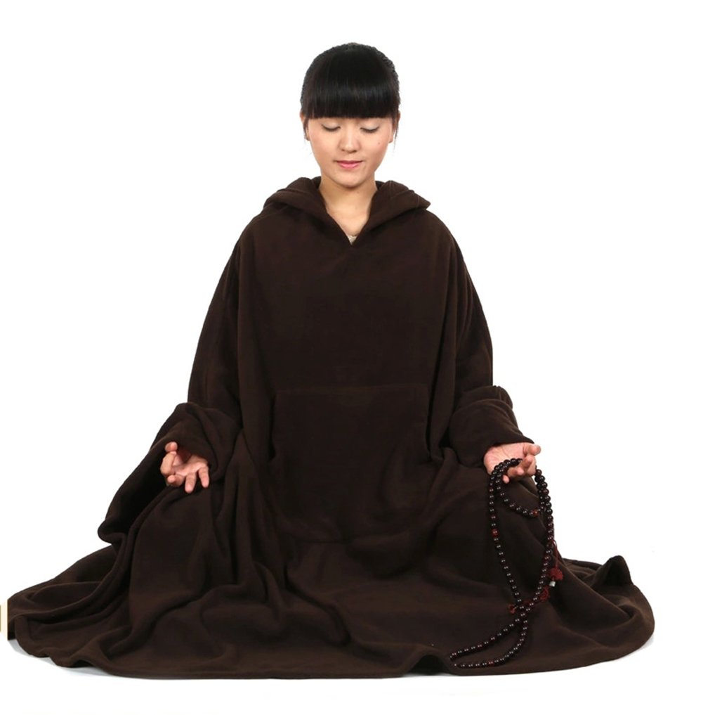 KATUO Meditation Buddhist Hooded Cloak Coat Women Men Outfit Oversize Coat