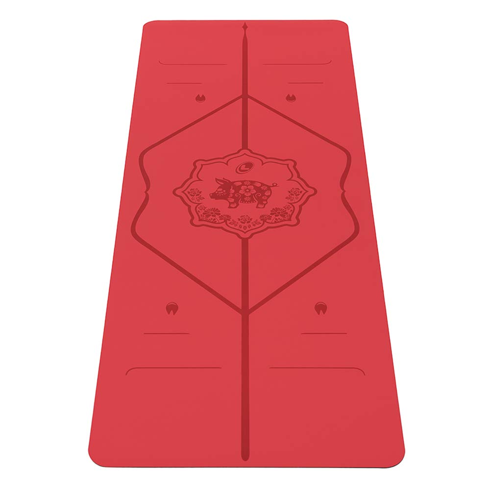 Liforme Zodiac New Year Yogamatte - Die Weltweit Beste Umweltfreundliche, rutschfeste Yoga Matte Mit Dem Originalen Einzigartigen Ausrichtungsmarkierungssystem, Biologisch Abbaubare Matte