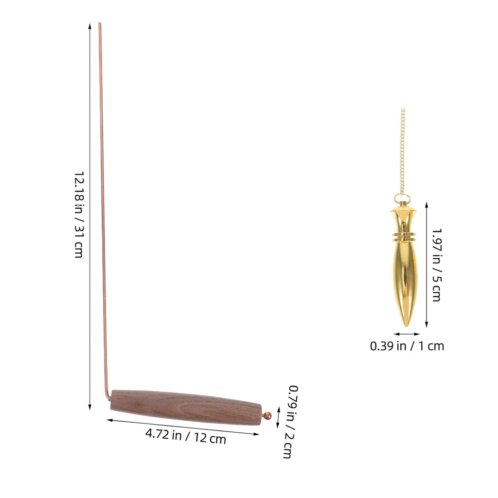 ABOOFAN 1satz Handheld Wünschelruten Aus Reinem Kupfer Für Spirituelle Anwendungen Und Schatzsuche Tragbare Divination Tools Für Wasser Energieerkennung Hochwertiger Metalldetektor Stab