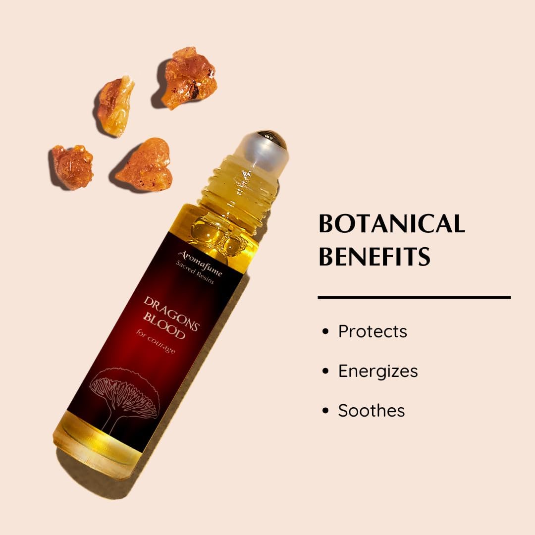 Dragons Blood Resin Essential Oil Roll-On Blend, 10ml, Aromafume