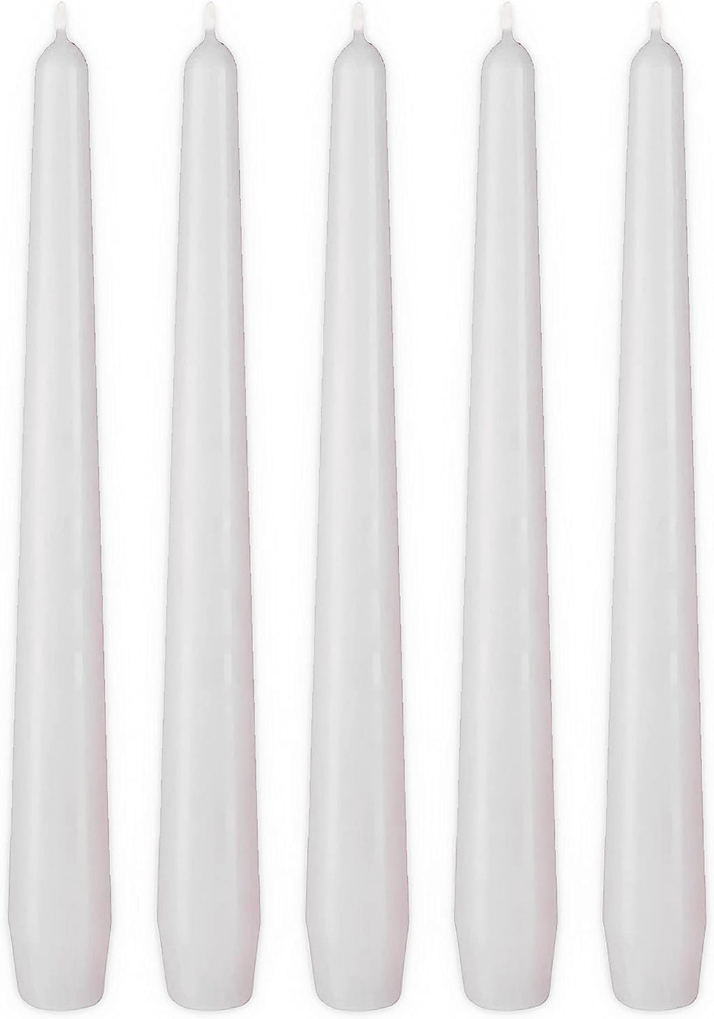 BRUBAKER Premium Spitzkerzen Lila - 50 Stück - bis zu 7,5 Stunden Brenndauer pro Kerze - 24 cm Tafelkerzen Set für Kerzenständer und Kronleuchter - Leuchterkerzen Halterkerzen