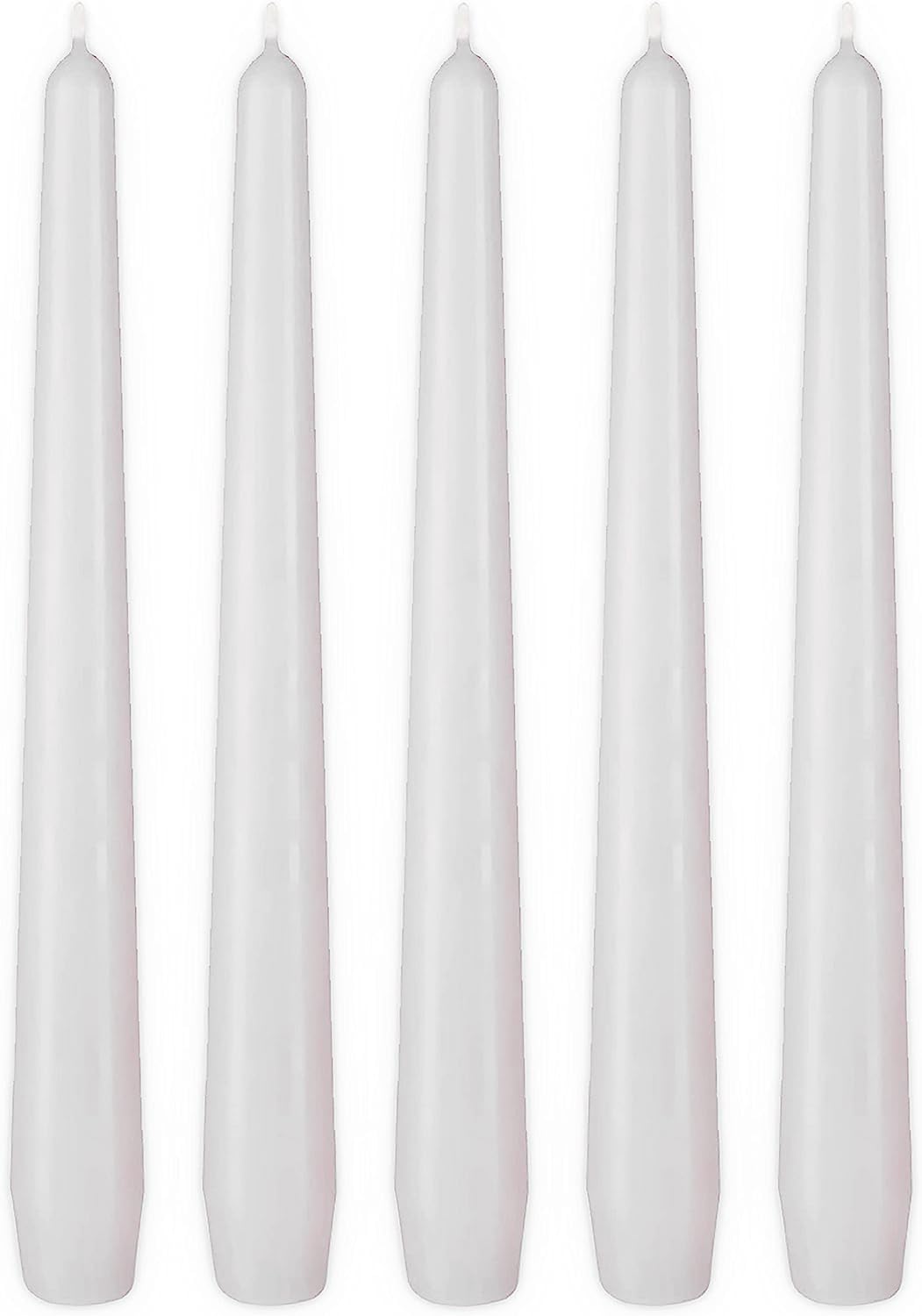 BRUBAKER Premium Spitzkerzen Lila - 50 Stück - bis zu 7,5 Stunden Brenndauer pro Kerze - 24 cm Tafelkerzen Set für Kerzenständer und Kronleuchter - Leuchterkerzen Halterkerzen