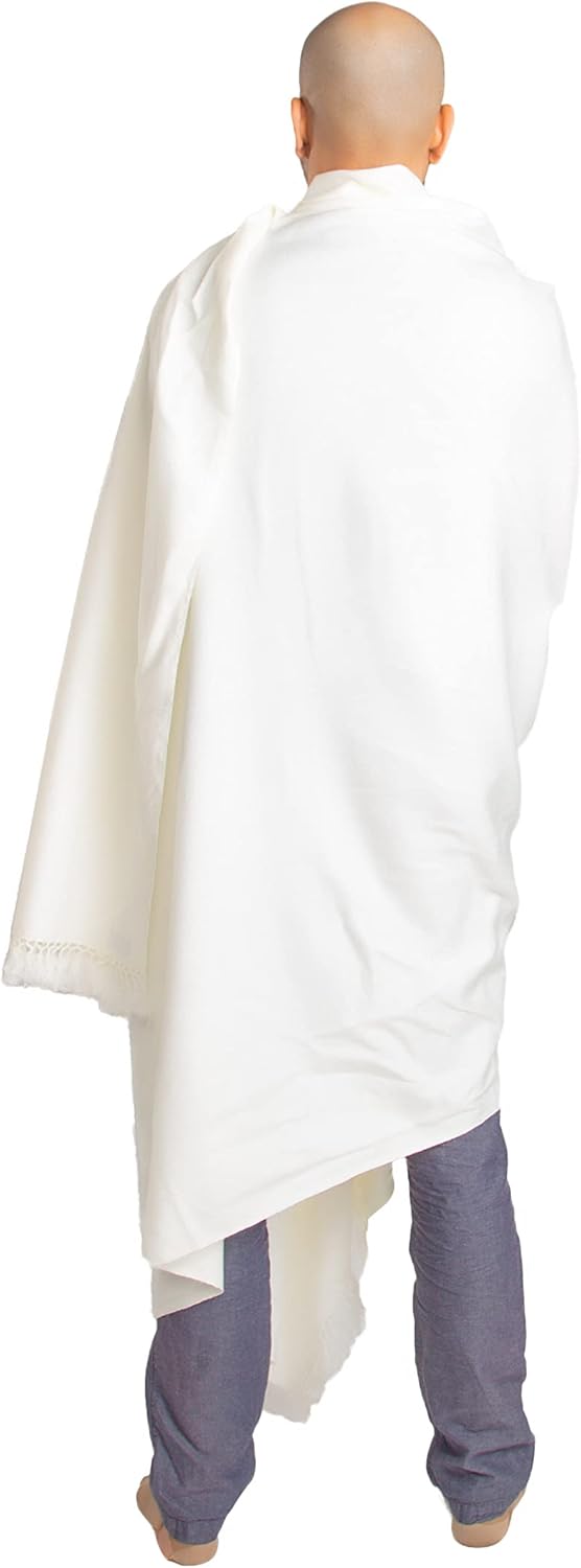 Om Shanti Crafts Meditation Shawl or Meditation Blanket, Shawl/Wrap, Oversize Scarf/Stole. Large. Unisex.