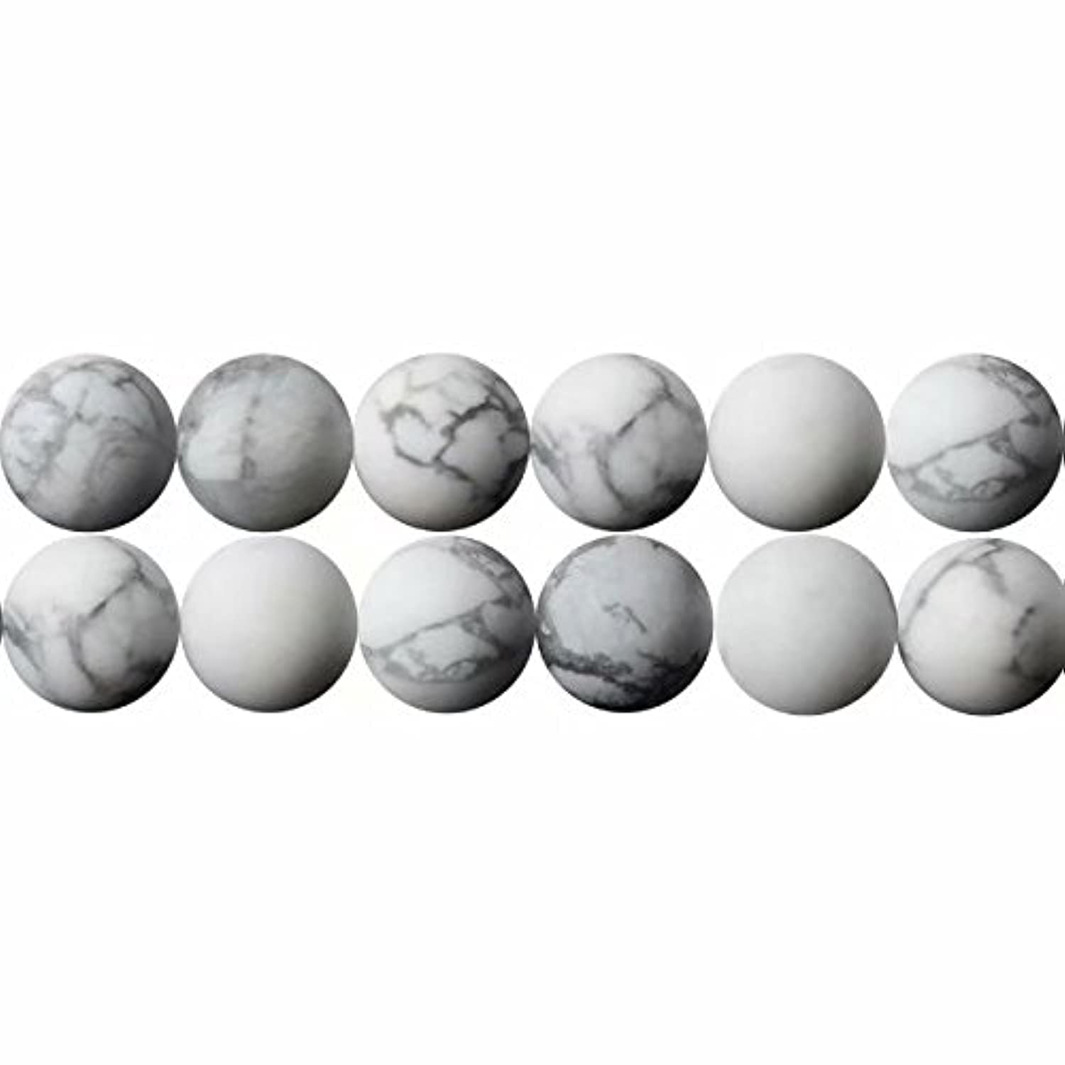 Natural Semi-Precious Stones Beads for Threading 38 cm String Round 4 6 8 10 12 mm