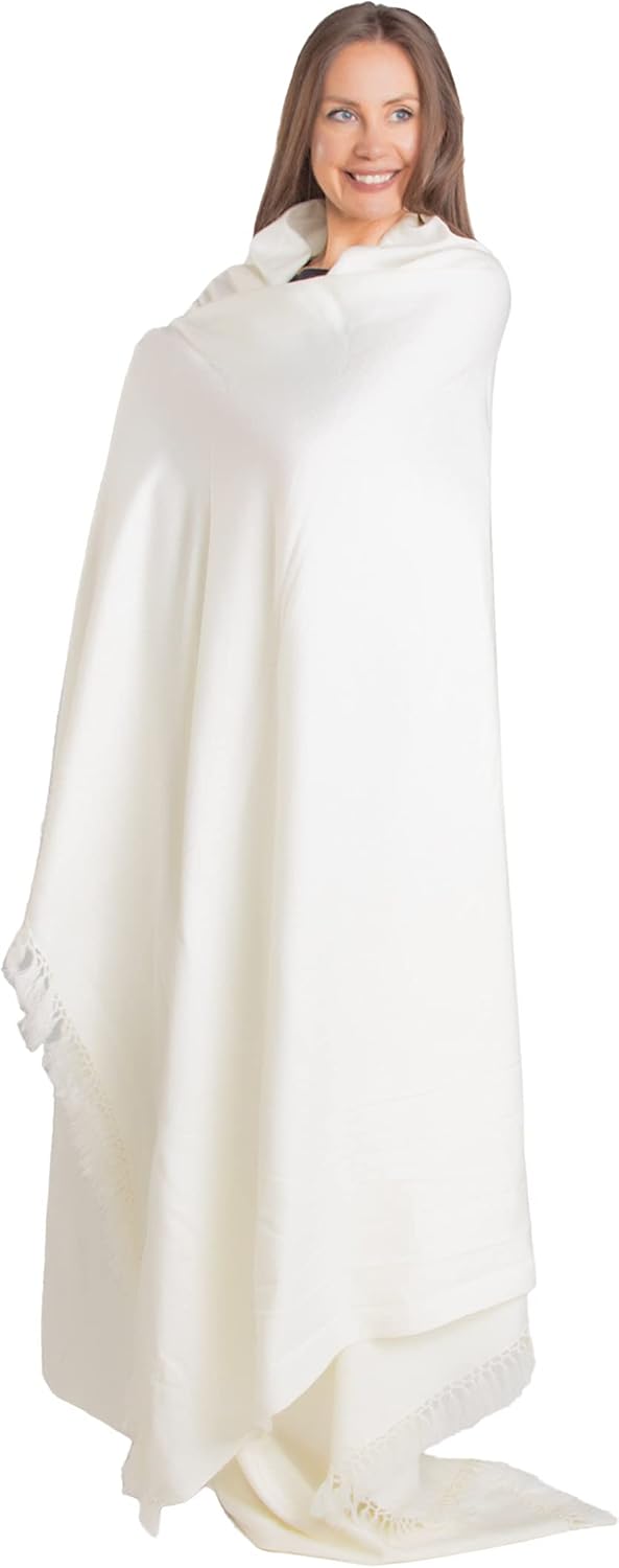 Om Shanti Crafts Meditation Shawl or Meditation Blanket, Shawl/Wrap, Oversize Scarf/Stole. Large. Unisex.