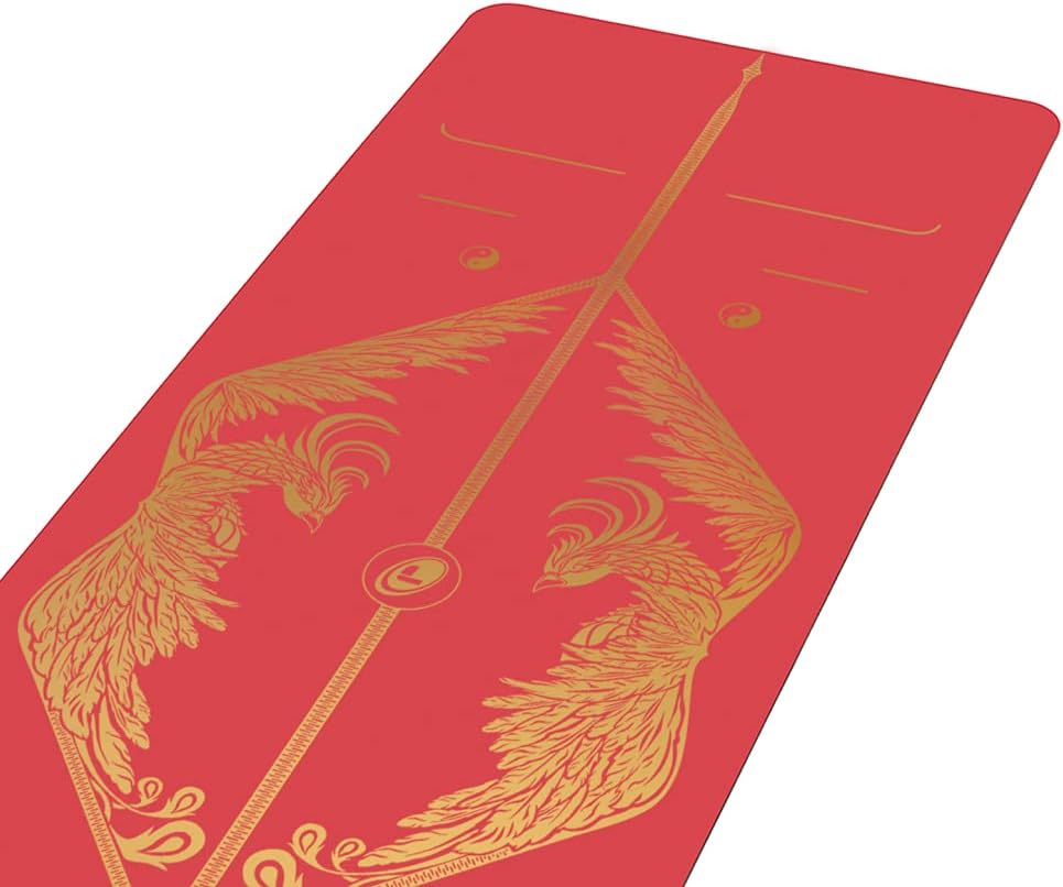 Liforme Zodiac New Year Yogamatte - Die Weltweit Beste Umweltfreundliche, rutschfeste Yoga Matte Mit Dem Originalen Einzigartigen Ausrichtungsmarkierungssystem, Biologisch Abbaubare Matte