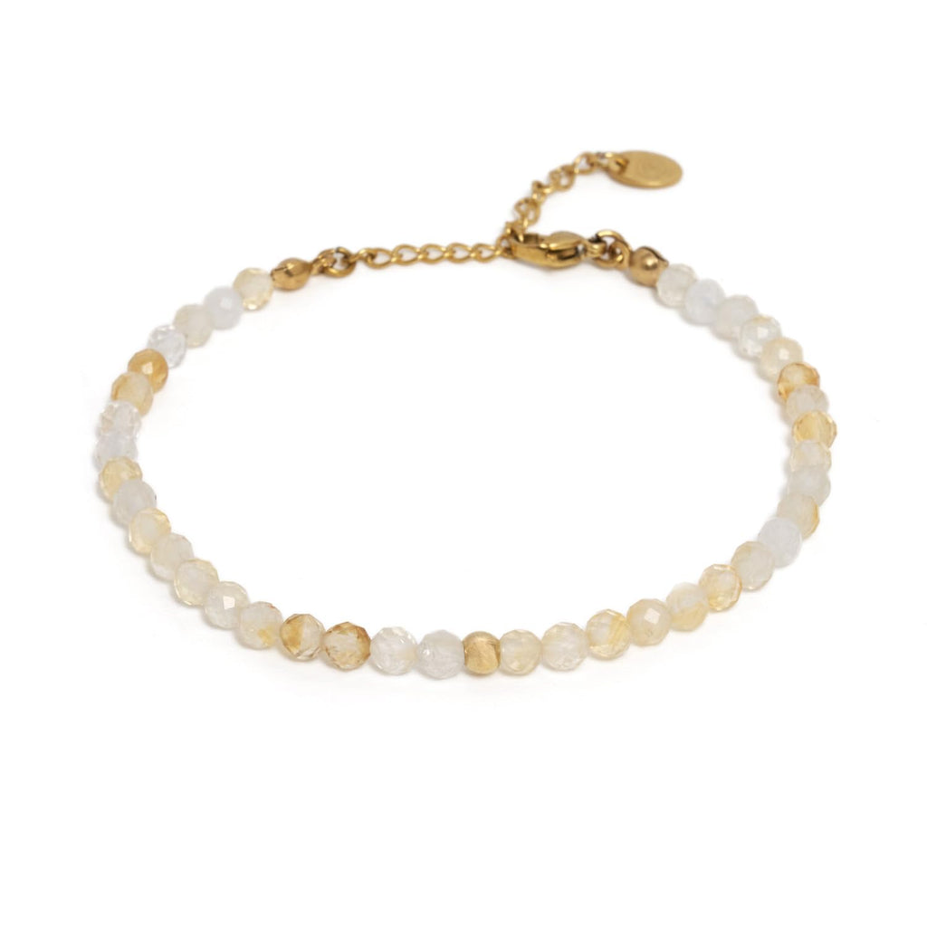 BERGERLIN Echtes Naturstein Perlenarmband - Naturstein geprüft in Deutschland, mit 925 Sterling Silberperle oder vergoldeter Perle - Mit Verschluss und Echtheitszertifikat, für Damen und Herren