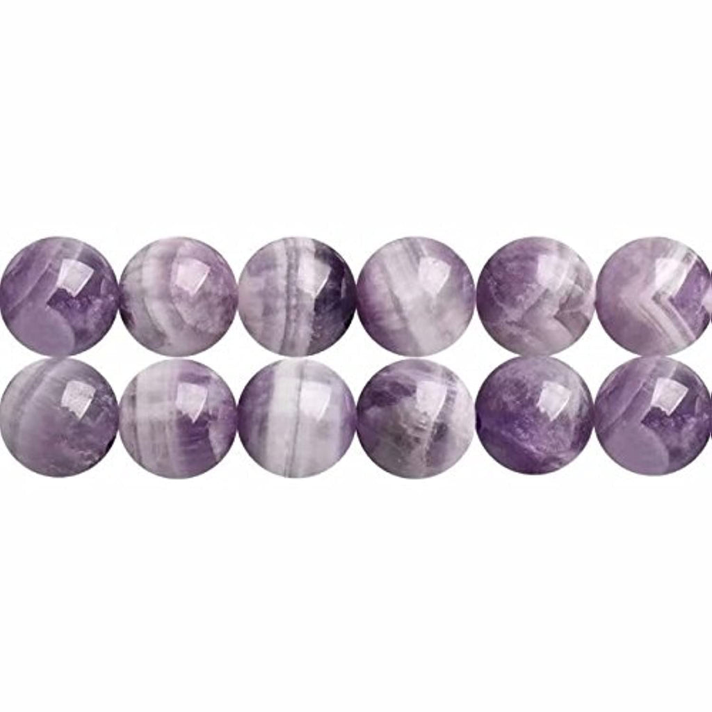 Natural Semi-Precious Stones Beads for Threading 38 cm String Round 4 6 8 10 12 mm