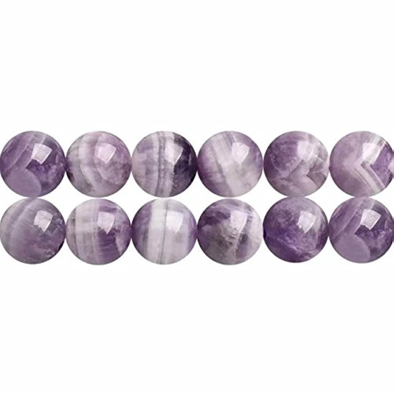 Natural Semi-Precious Stones Beads for Threading 38 cm String Round 4 6 8 10 12 mm