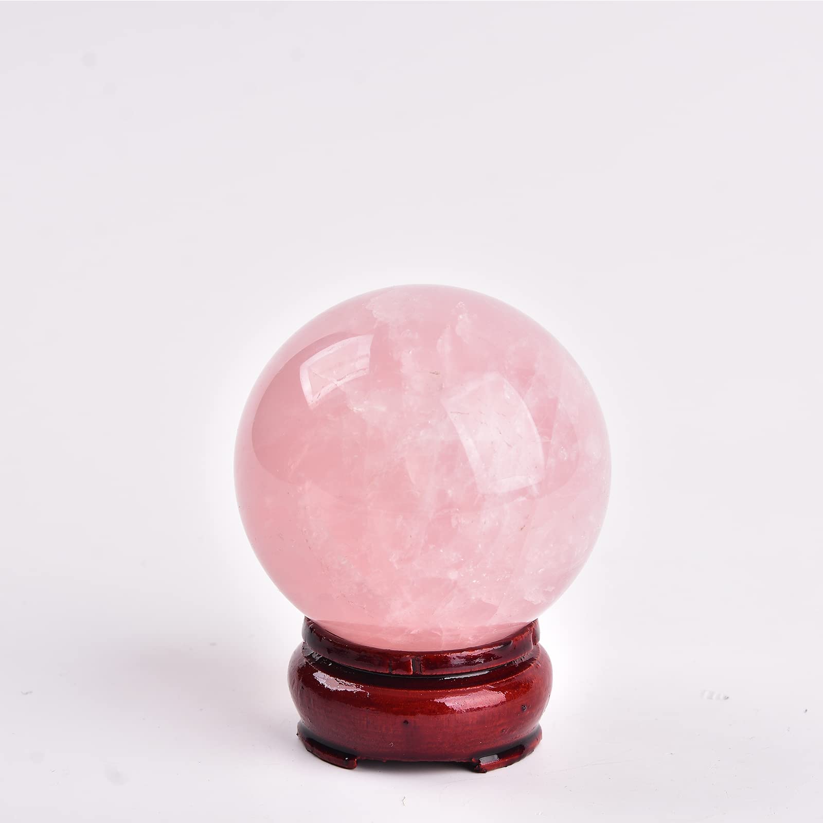JIC Gem Large Crystal Ball with Stand Pietersite Crystal Ball Gemstone Decorative Ball for Home Decoration Altar Reiki Feng Shui Crystal Gift 80-90mm
