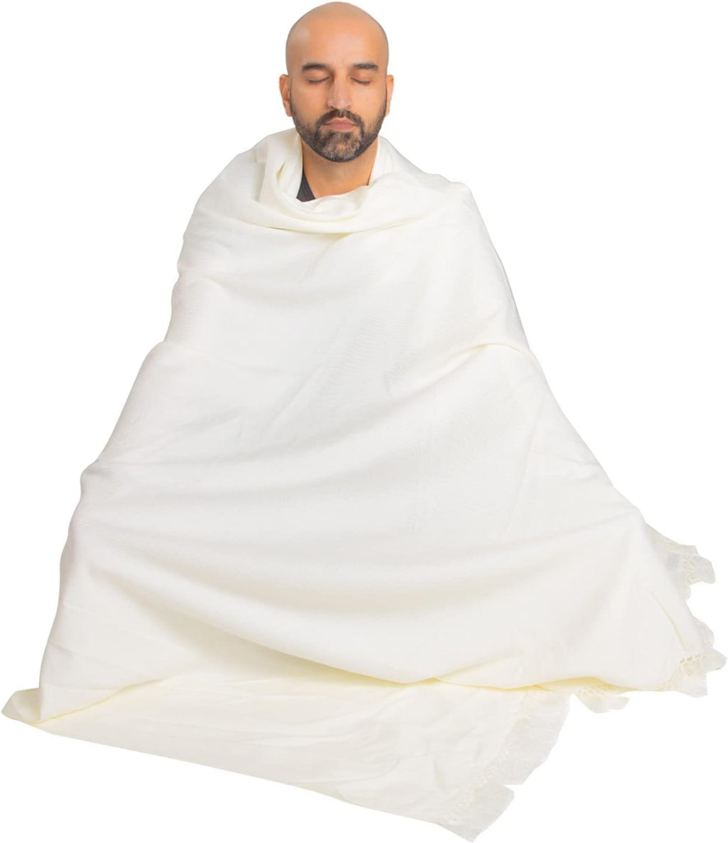 Om Shanti Crafts Meditation Shawl or Meditation Blanket, Shawl/Wrap, Oversize Scarf/Stole. Large. Unisex.