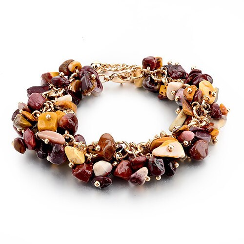 Natural Stones Charm Bracelet