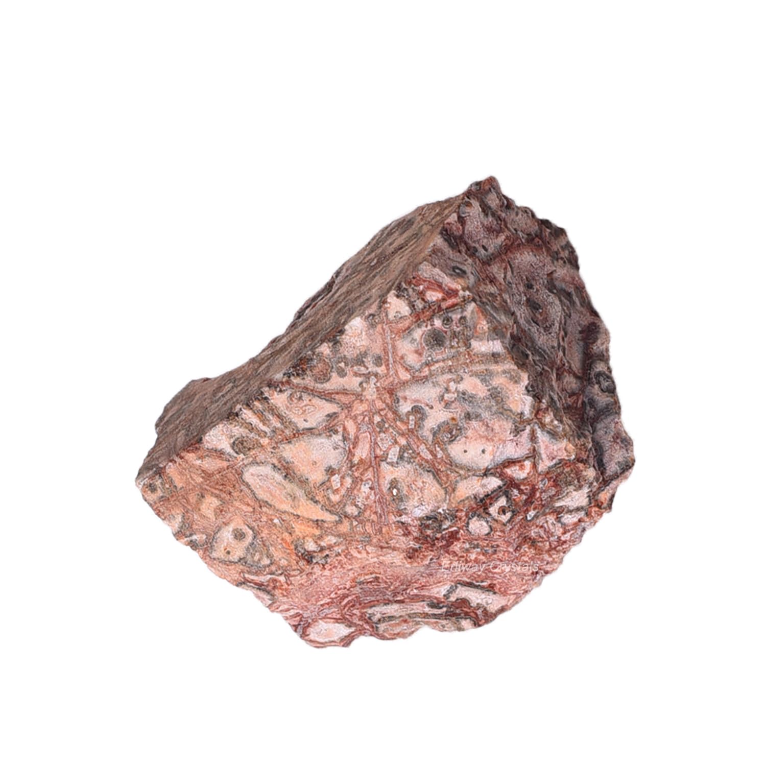 Erliway 1.25-2 Inch Rhodochrosite Raw Crystals, Natural Rough Rhodochrosite Stone, Healing Raw Stones for Well Rocks, Home Decor Meditation Energy Balancing Wire Wrapping Wicka Reiki
