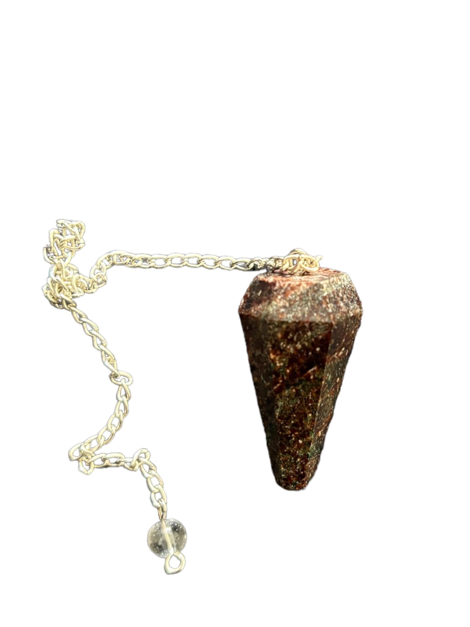 Natural Stone Jasper Kambaba Crystal Pendulum Hexagonal Vintage for Radiesthesia Chakra Pendulum Reiki Fortune Telling (Jasper Kambaba)