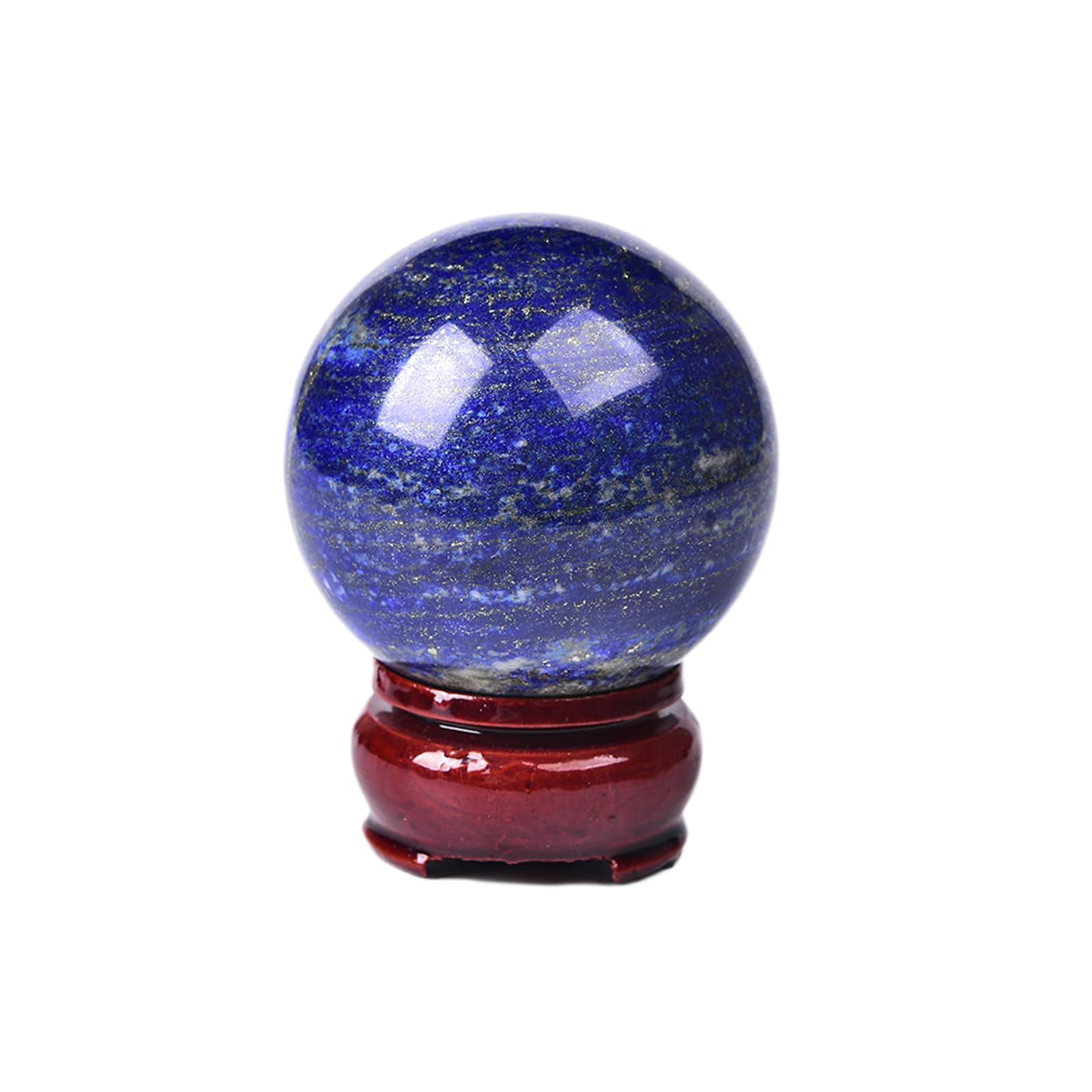 JIC Gem Large Crystal Ball with Stand Pietersite Crystal Ball Gemstone Decorative Ball for Home Decoration Altar Reiki Feng Shui Crystal Gift 80-90mm