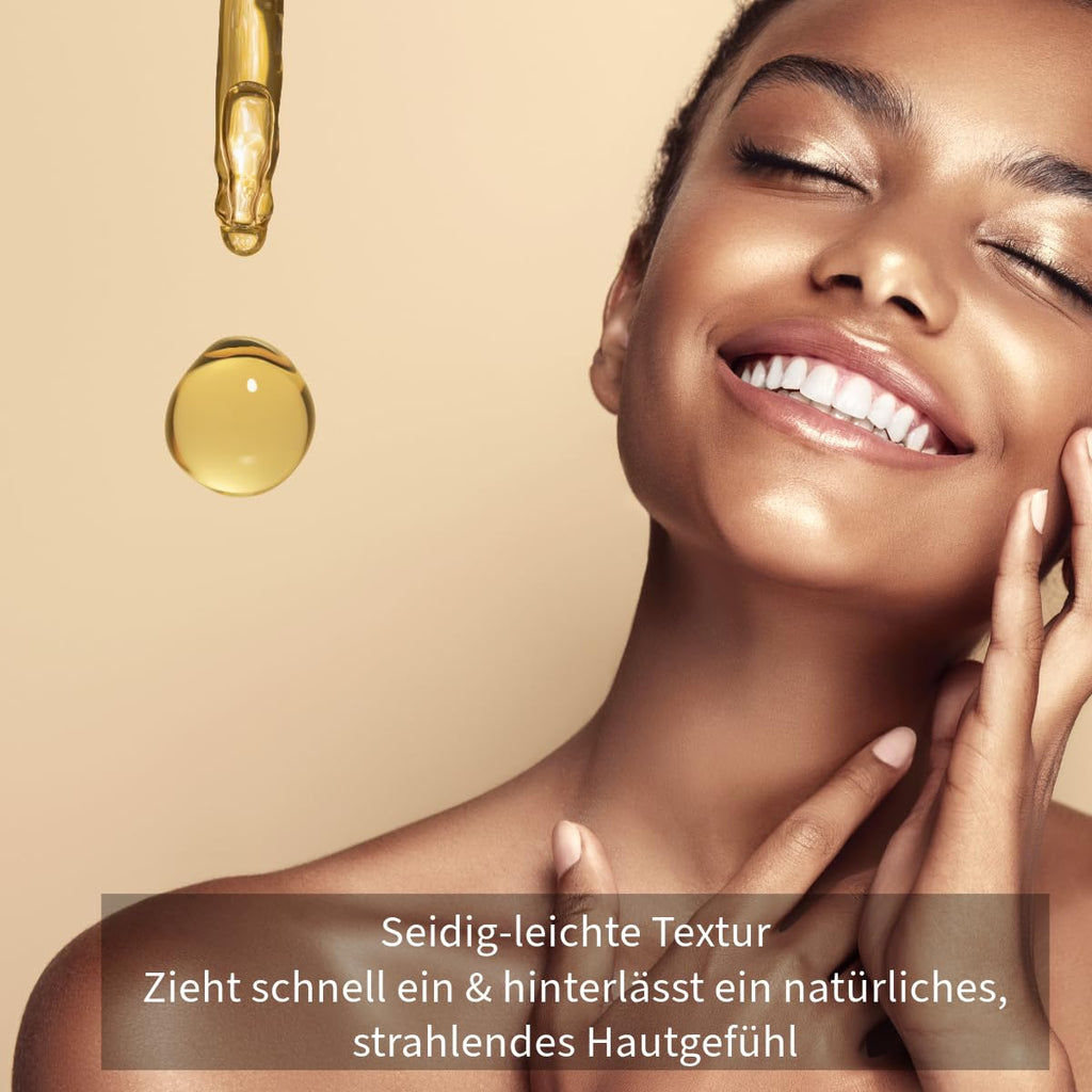 Pure Mercy Gesichtsöl – Luxuriöses Ayurveda Face Oil für strahlende Haut | Natürliches Gua Sha Öl – Pflegende Anti- Aging Gesichtspflege-Mischung mit verwöhnenden Pflanzenölen
