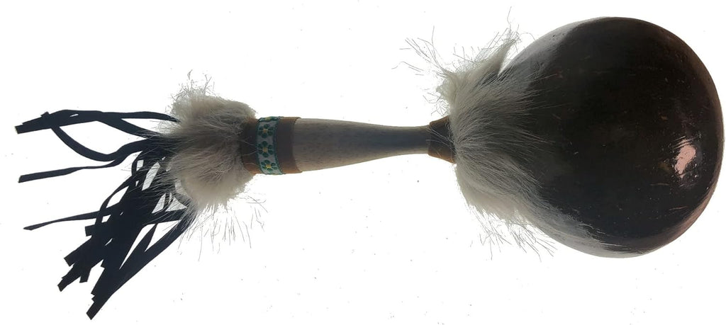 Schaman Maraca – Regenwald Kokosnuss Hexe Arzt Tribal Ritual Shaker Zeremonielle Rassel