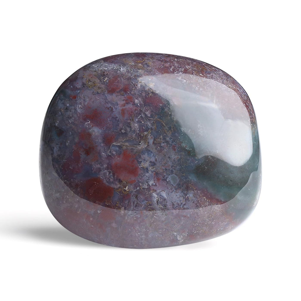 4-5cm Roter Jaspis Heilsteine Kristalle Polieren Groß Edelsteine Steine Rohstein Trommelsteine Kristall Sorgenstein Handschmeichler Stein Meditation Angst Stress Relief 1PC