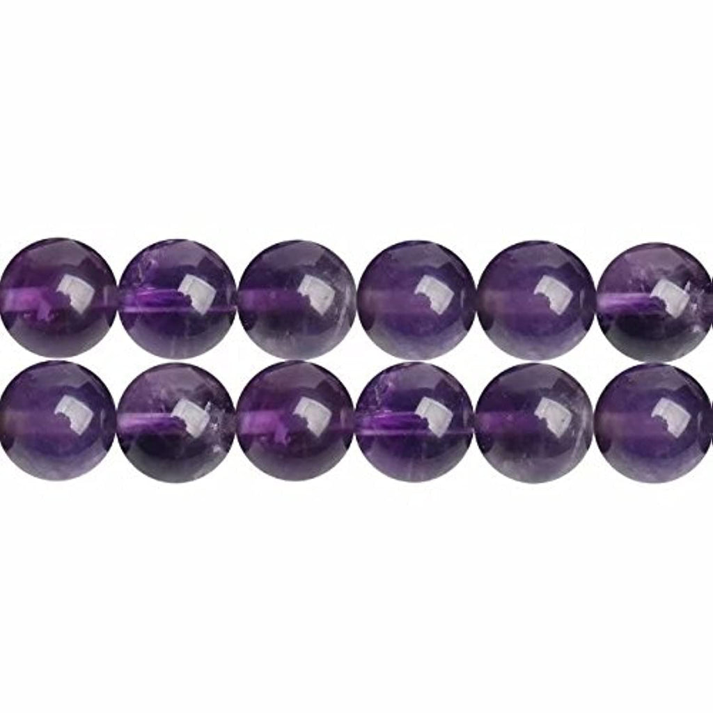 Natural Semi-Precious Stones Beads for Threading 38 cm String Round 4 6 8 10 12 mm