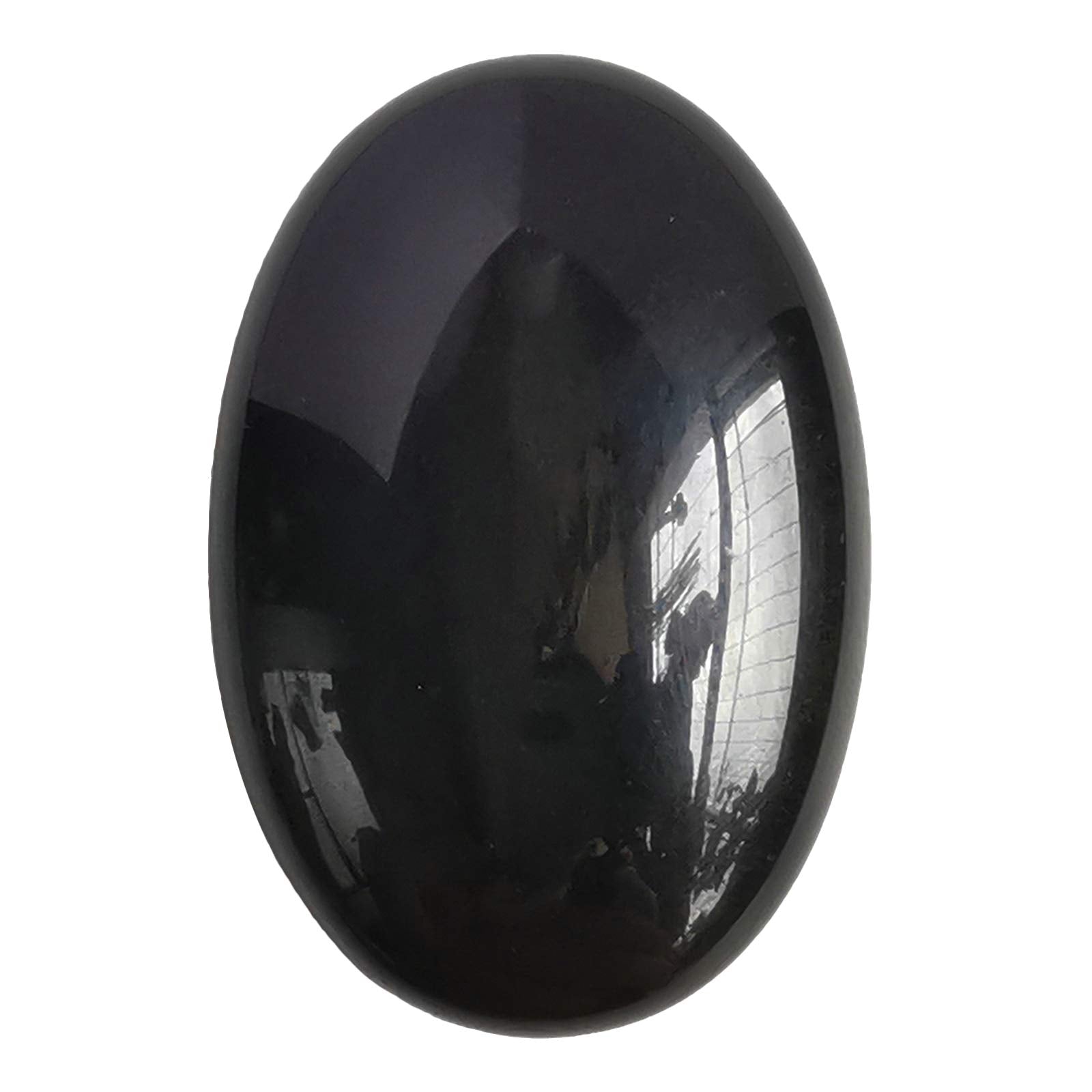 Natural Purple Lepidolite Worry Stones Oval Palm Pockets Healing Crystal Massage Spa Energy Stone