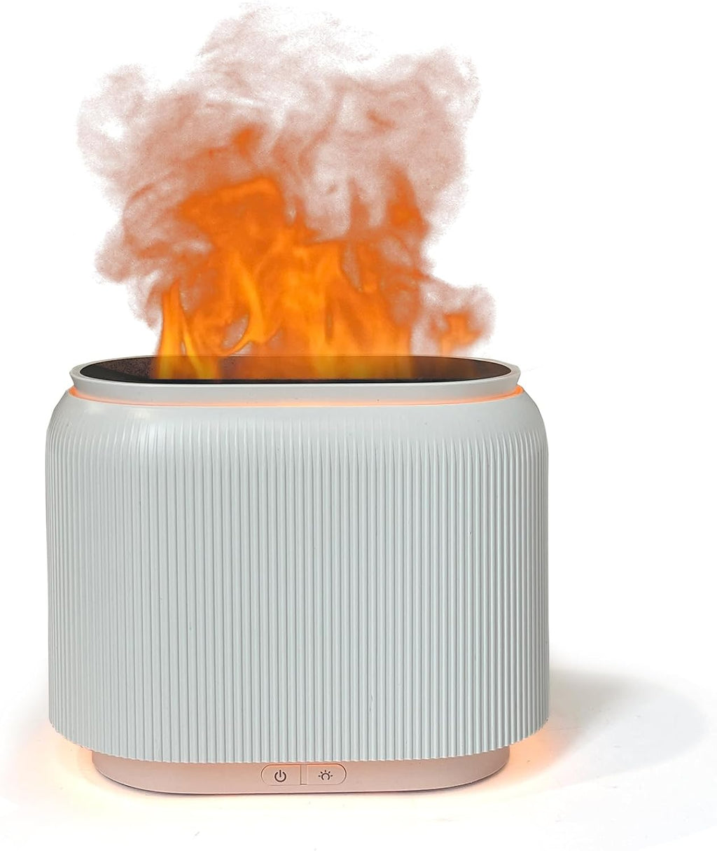 LIFFY Essential Oil Diffuser - Fireplace Fire Flame Aromatherapy Diffuser, Mist Humidifier with Multi-Color LED Lights, for Bedroom, Yoga Spa | Whisper-Quiet Operation, Ideal Gifts