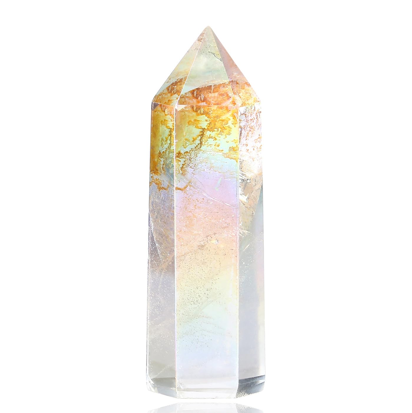 XIANNVXI 2" Amethyst Kristalle Heilung Kristall Wand Edelsteine Steine Turm Natürliche Hexagonal Punkt Stäbe Meditation Energie Therapie Steine