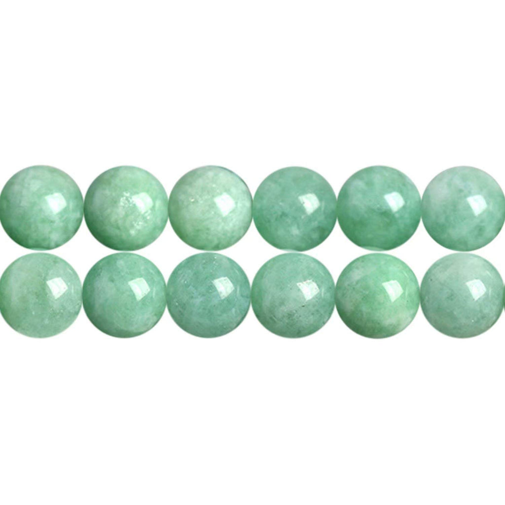 Natural Semi-Precious Stones Beads for Threading 38 cm String Round 4 6 8 10 12 mm