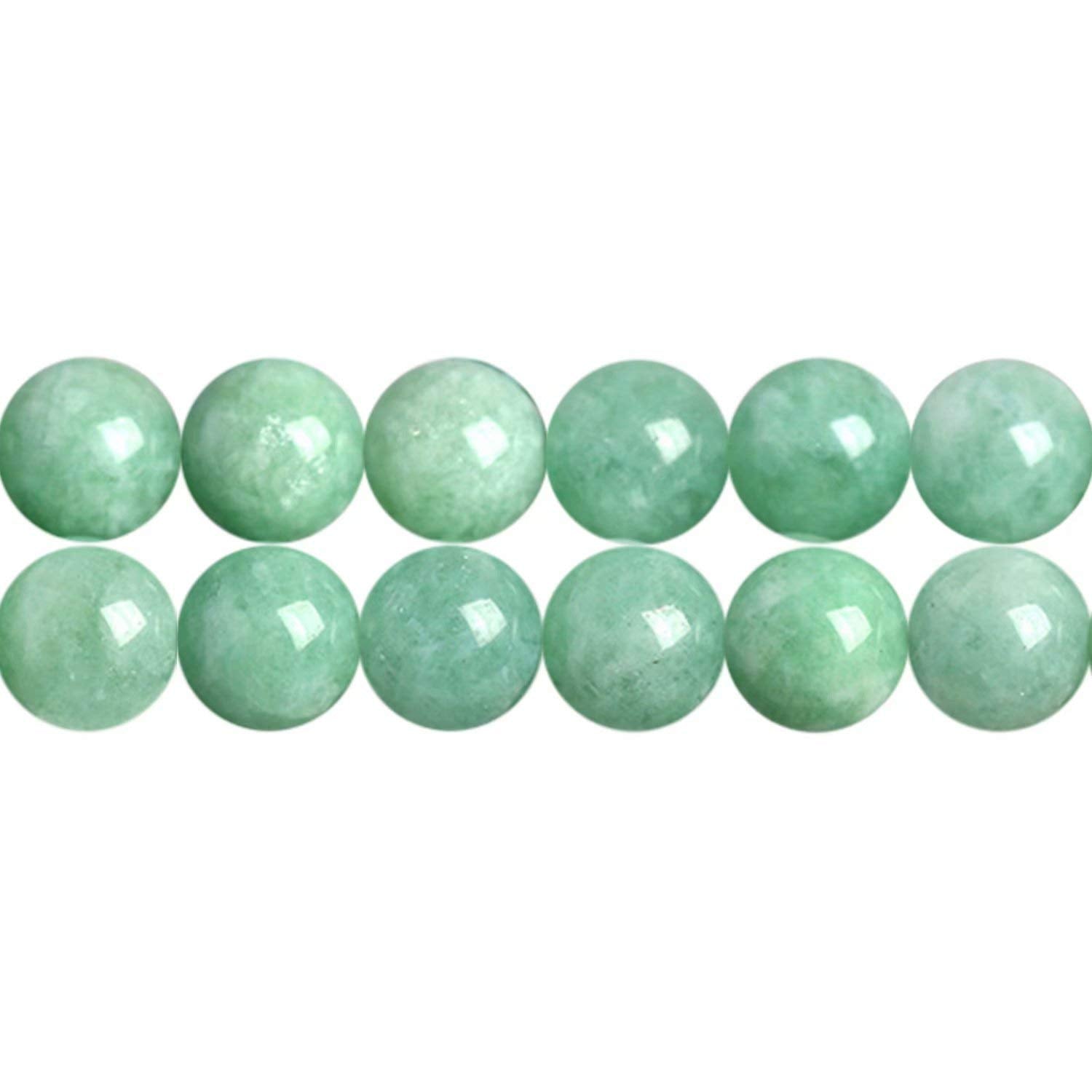 Natural Semi-Precious Stones Beads for Threading 38 cm String Round 4 6 8 10 12 mm
