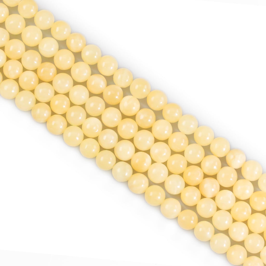 Natural Stone Beads, Gemstone Beads, 45 Pieces, 8 mm, Natural Stone, Unakite Gemstone Beads, Polished Round Gemstones for Threading, Gemstones, Stone Beads for Bracelets, Necklaces, DIY Jewellery,