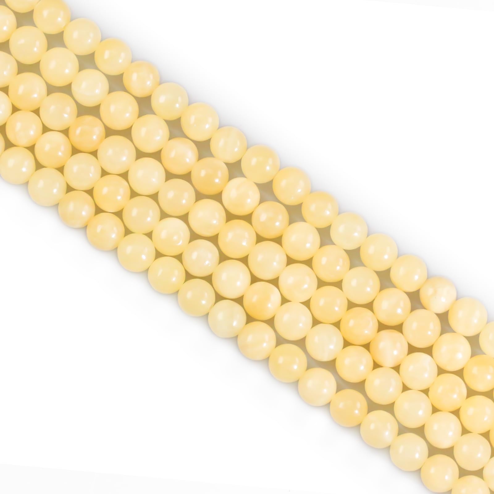 Natural Stone Beads, Gemstone Beads, 45 Pieces, 8 mm, Natural Stone, Unakite Gemstone Beads, Polished Round Gemstones for Threading, Gemstones, Stone Beads for Bracelets, Necklaces, DIY Jewellery,