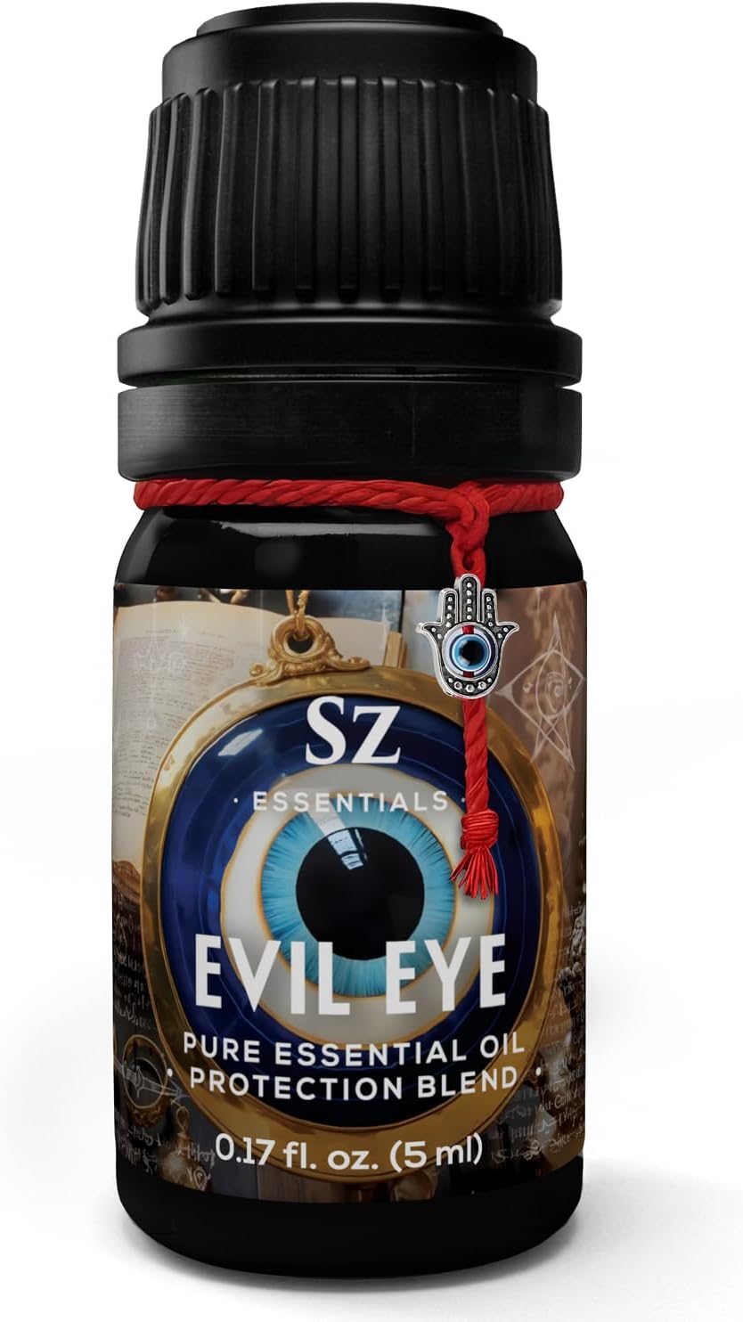 Evil Eye Protection Oil Blend, Banishing 0.17oz/5ml