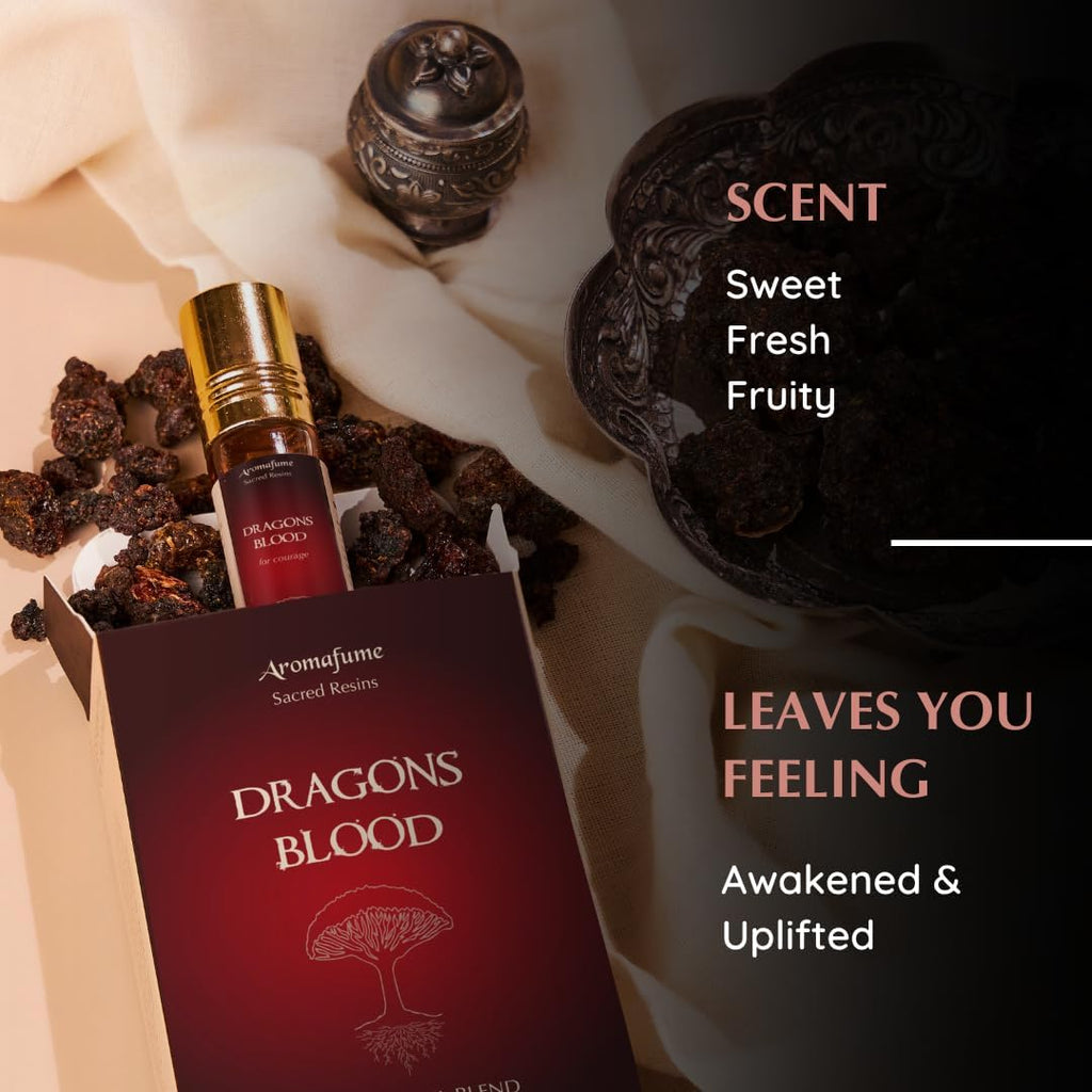Dragons Blood Resin Essential Oil Roll-On Blend, 10ml, Aromafume
