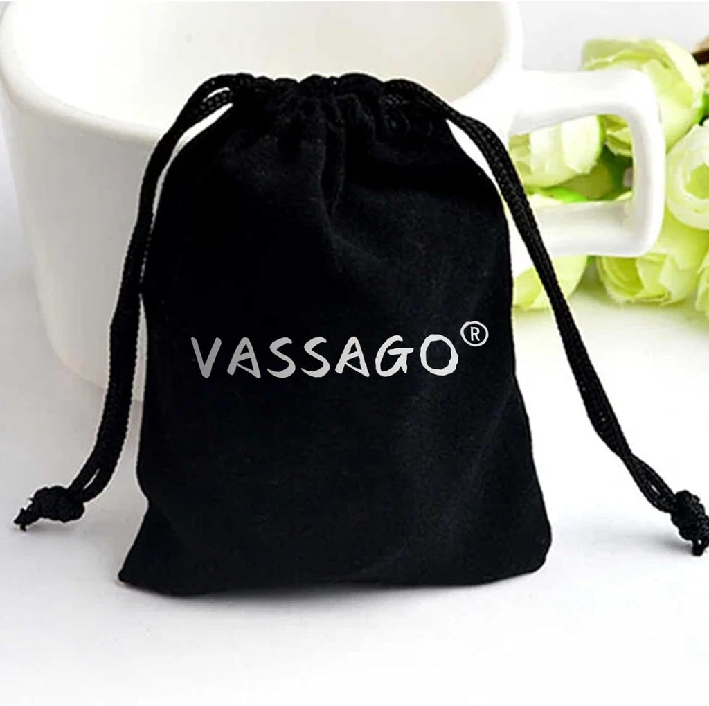 VASSAGO Witch Knot Tetragram Pentagram Necklaces Celtic Knot Pendant Double Protection Witchcraft Pagan Amulet Irish Jewellery for Women Men
