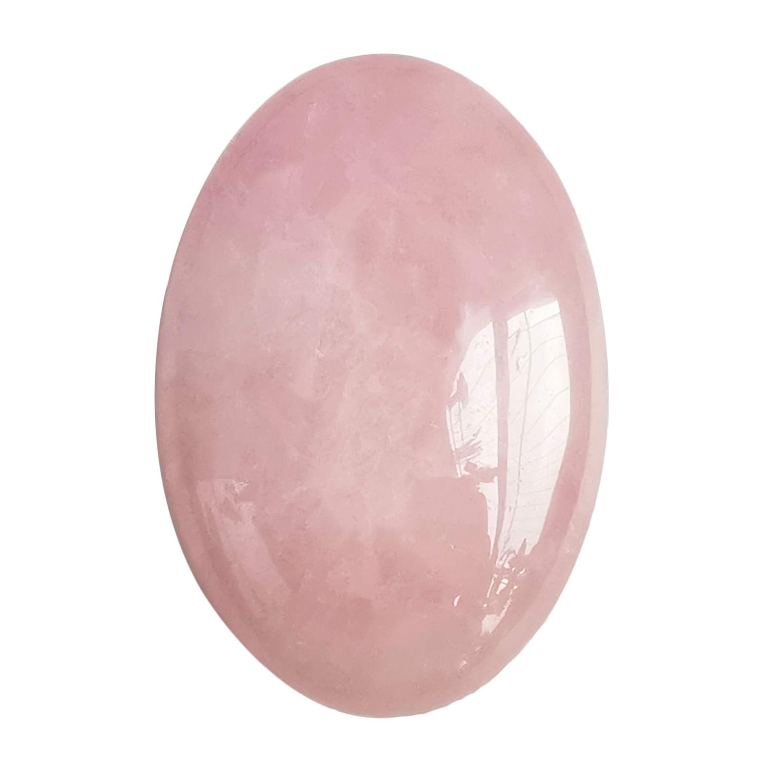Natural Purple Lepidolite Worry Stones Oval Palm Pockets Healing Crystal Massage Spa Energy Stone