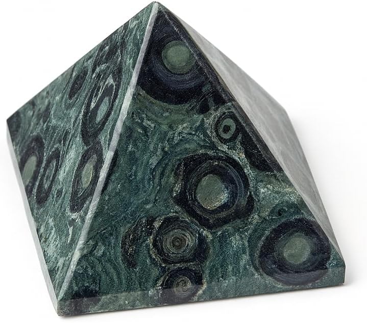 Natural Kambaba Jasper Pyramid 4cm Pyramid Polished Crystals Energy Properties Pyramid Stone (Jasper, Kambaba, 4cm)