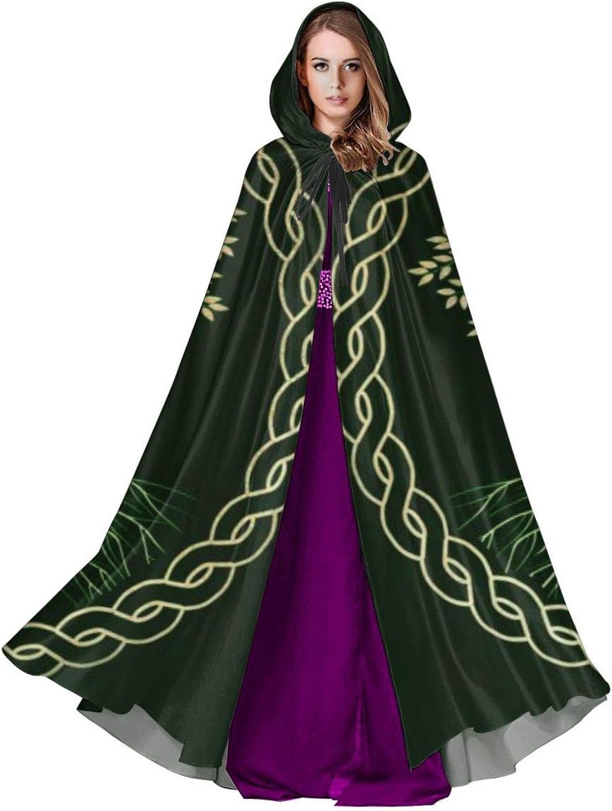 Celtic Ritual Norse Nordic Viking Goddess Wiccan Wicca Halloween Wizard Witch Hooded Robe Cloak Christmas Hoodies Cape Cosplay For Adult Party Favors Supplies Dresses Clothes Gifts Costume