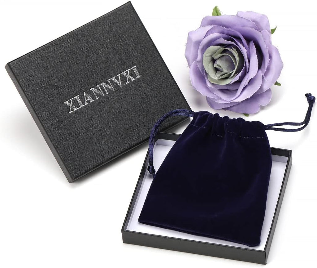 XIANNVXI 6pcs Pendel Set Kristalle Amethyst Stein Rosenquarz Obsidian Lapislazuli Kristall Edelsteine Energetische Pendel Esoterik Pendel mit Kette Spirituelle Reiki Zubehör