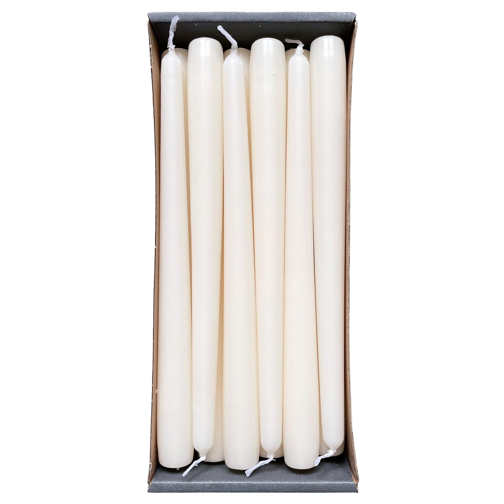 Nordring Pack of 12 Taper Candles 2.3 cm x 25 cm High Antique Pink - RAL Certified, Drip Free & Low Smoke, Approximately 8 Hours Burn Time - Table Decoration & Candlestick