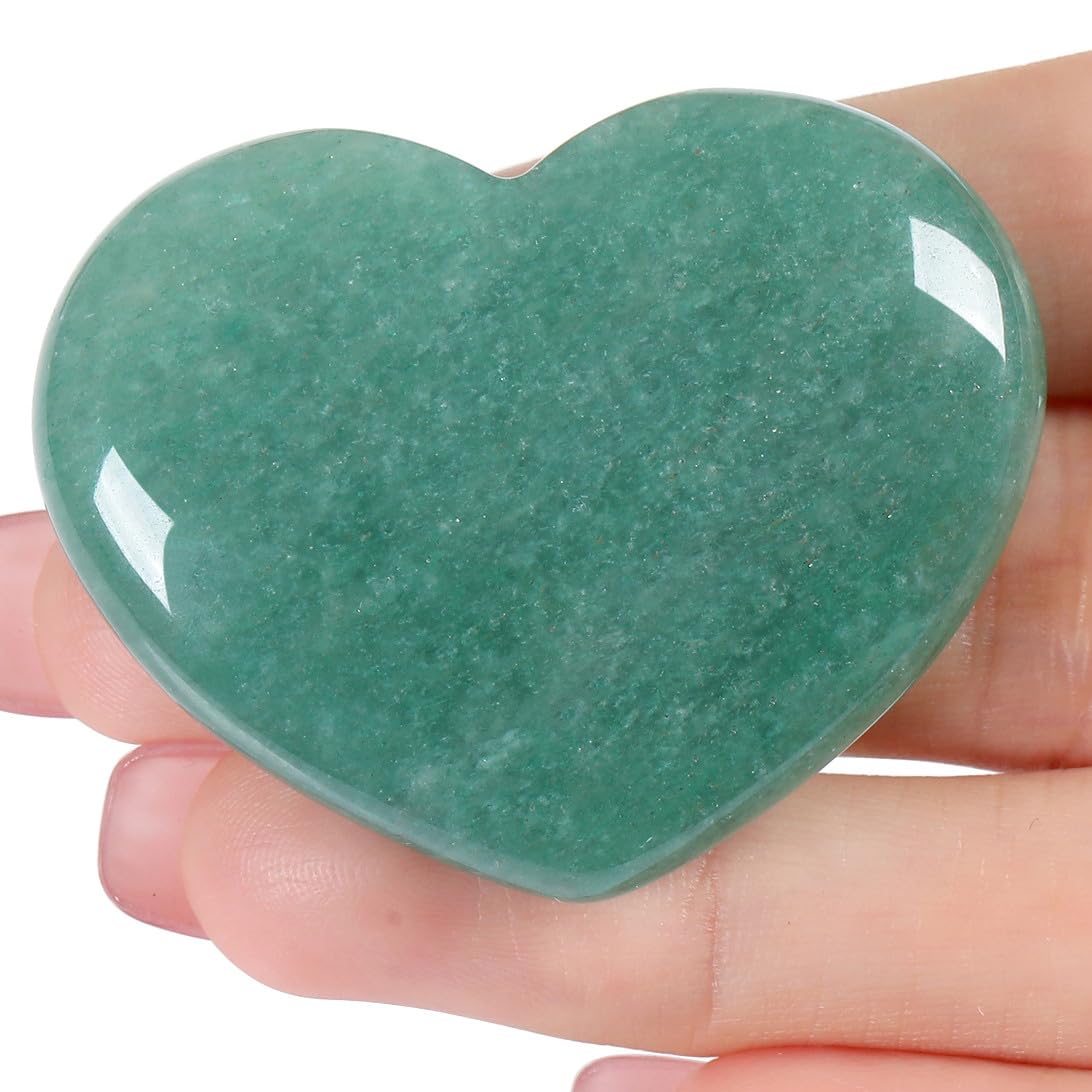 45 mm Groß Lapislazuli Herz Kristalle Edelsteine Geschenke für Frauen, Reiki Heilsteine Handschmeichler Stein für Valentinstag, Geburtstage, Jahrestag, Muttertag und Thanksgiving Tag