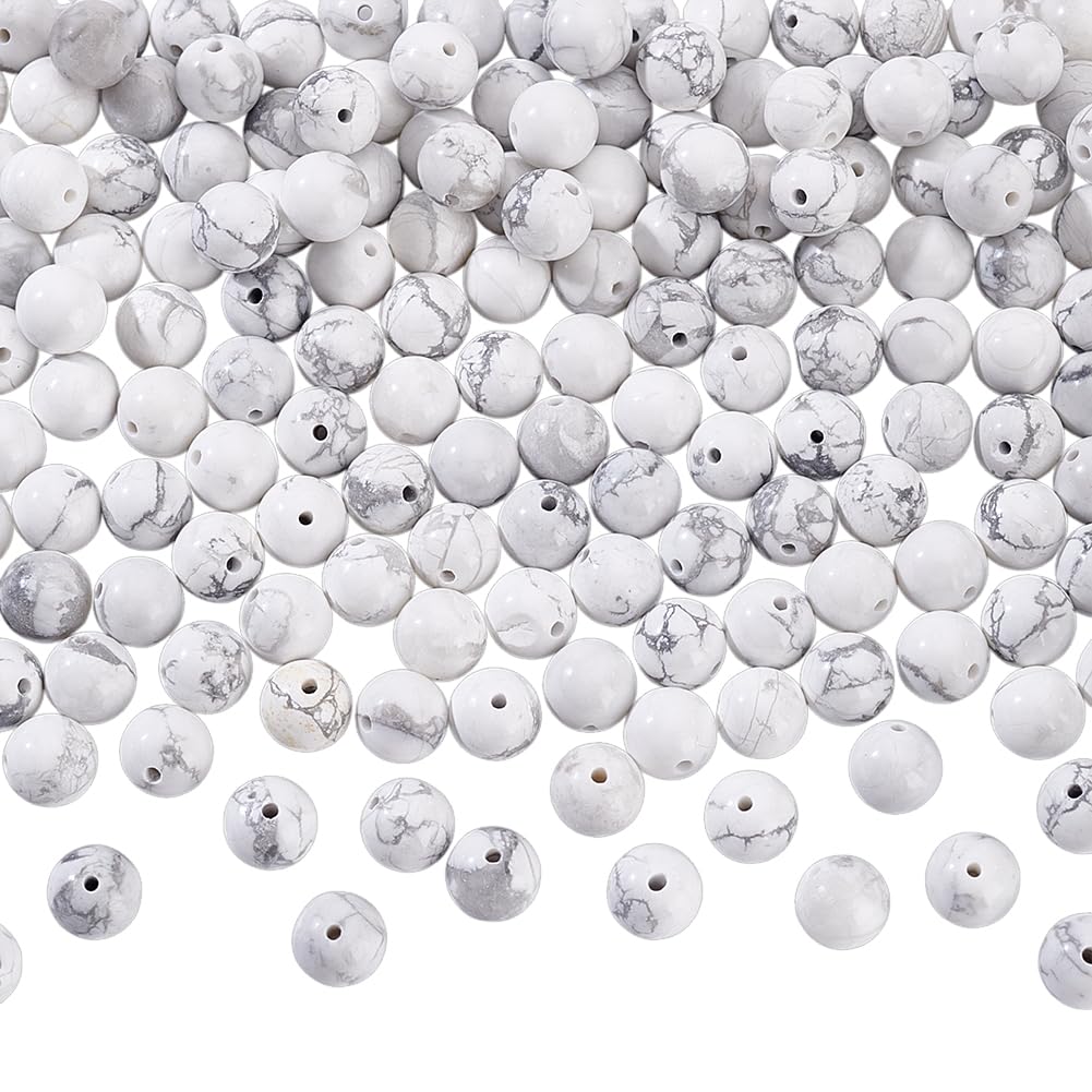 NBEADS Gemstone Beads Kunzite Beads Grade AB Round Natural Beads for Jewellery Making 1 Strand of 49 Pieces 8 mm