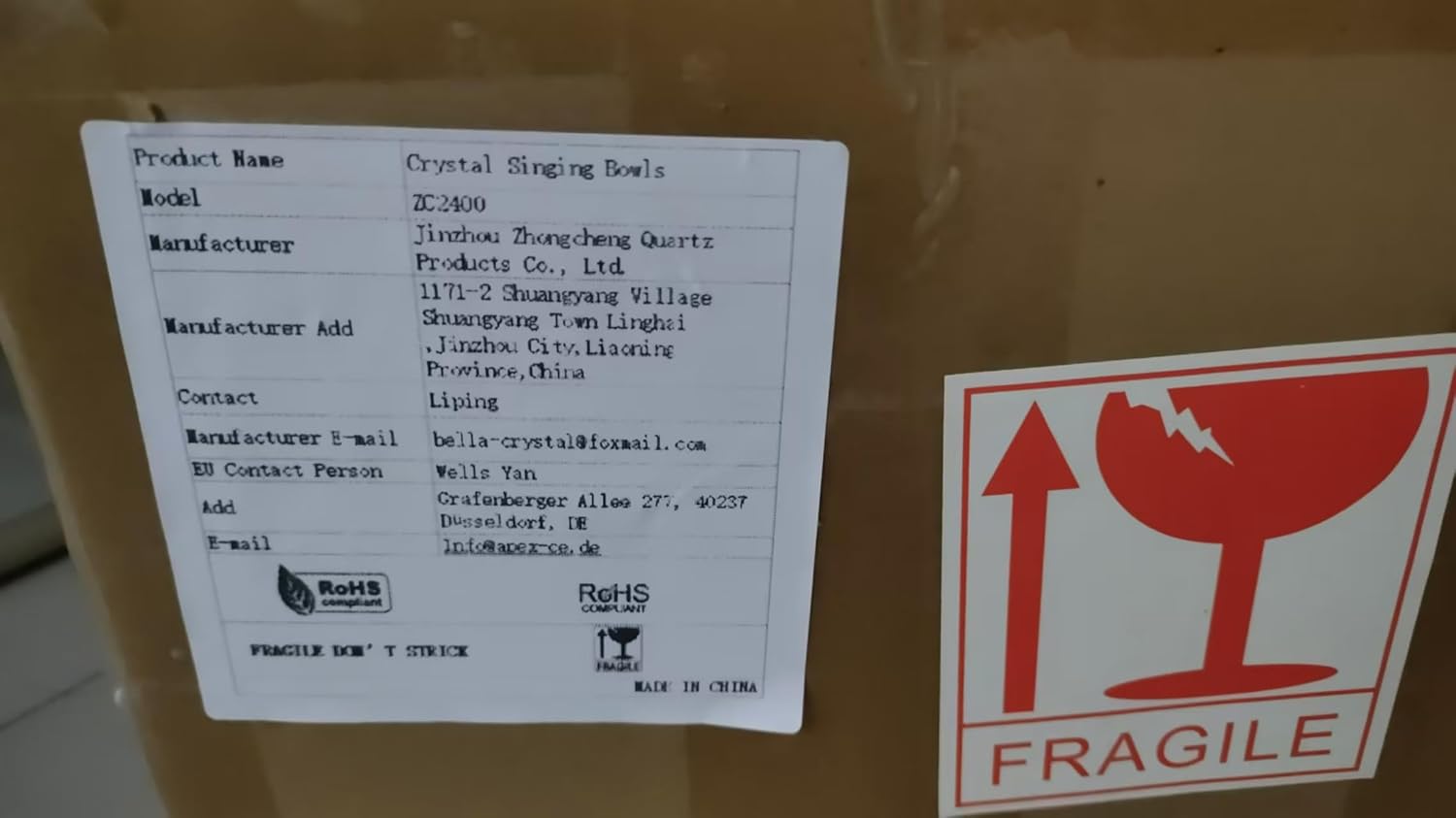 KVKA Kristall-Klangschalen Set, 6-12 inch 432Hz Gradien Quarz Chakra Sound Healing Klangschalen für Yoga Meditation Entspannung Stressabbau mit Tragetasche