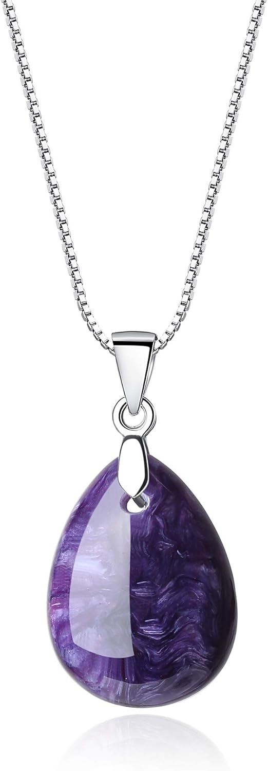 Coai Women's 925 Necklace with Angel’s Teardrops Pendant