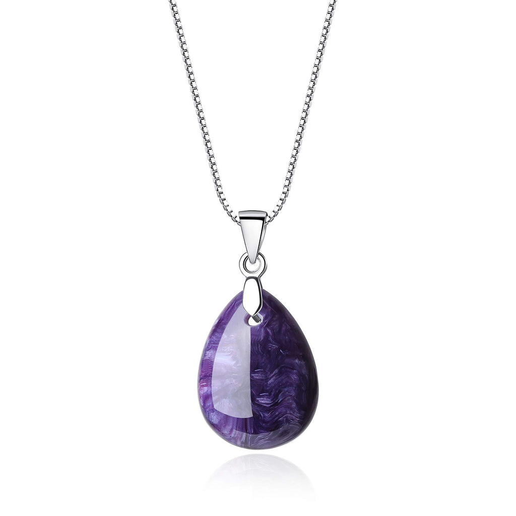 Coai Women's 925 Necklace with Angel’s Teardrops Pendant