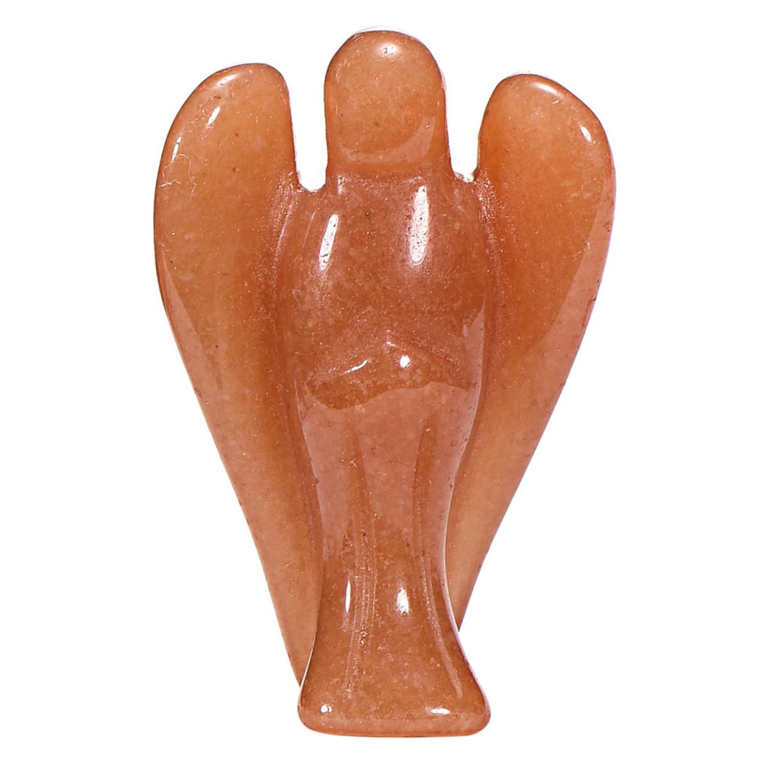 Morella Edelstein Dalmatinerjaspis Engel Glücksbringer Schutzengel zum Mitnehmen 3,5 cm in Samtbeutel