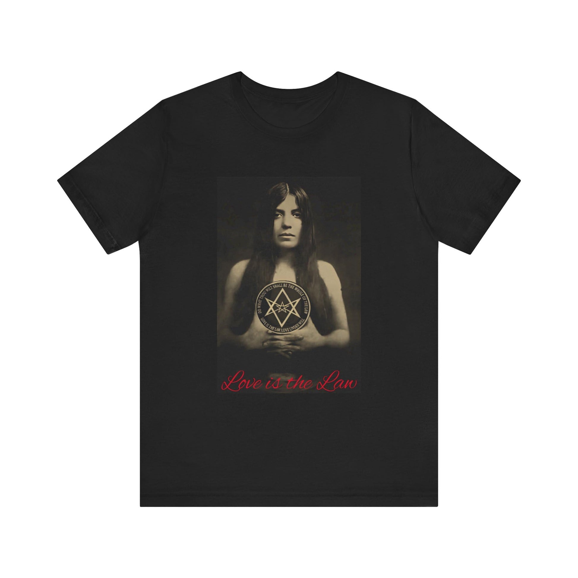 Thelema Unisex Tee | Leila Waddell | Aleister Crowley | Love is The Law | Magick Shirt |Thelema |Occult Clothing,